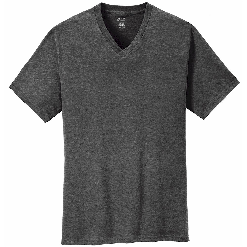 Port & Company 5.4oz 100% Cotton V-Neck T-Shirt